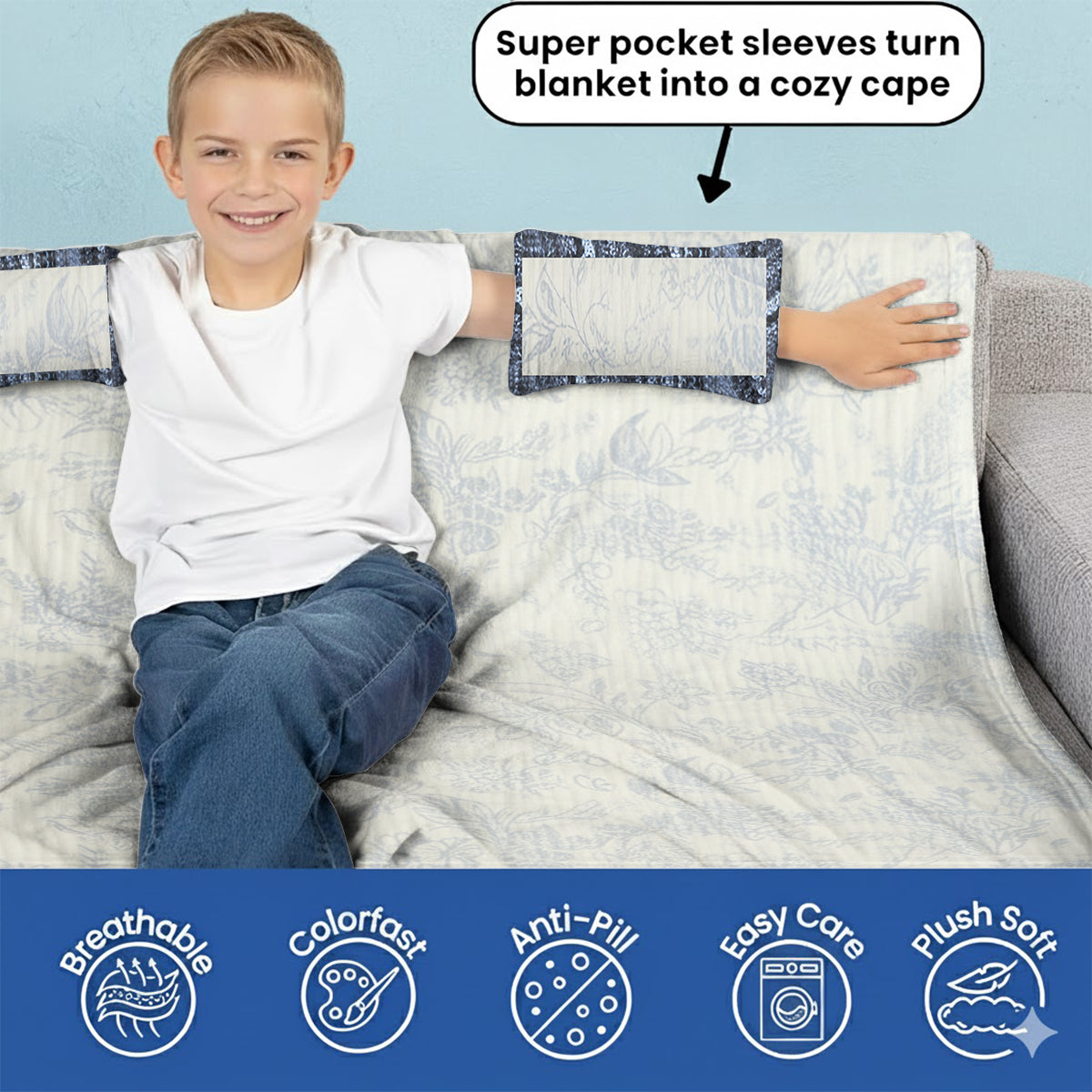 Das ist meine Lesedecke – personalisierte tragbare Buchdecke