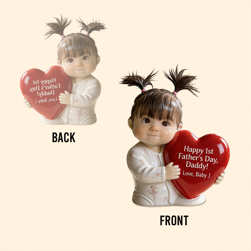 Perfektes Geschenk zum Vatertag - Personalisierte Acrylplakette in Sonderform