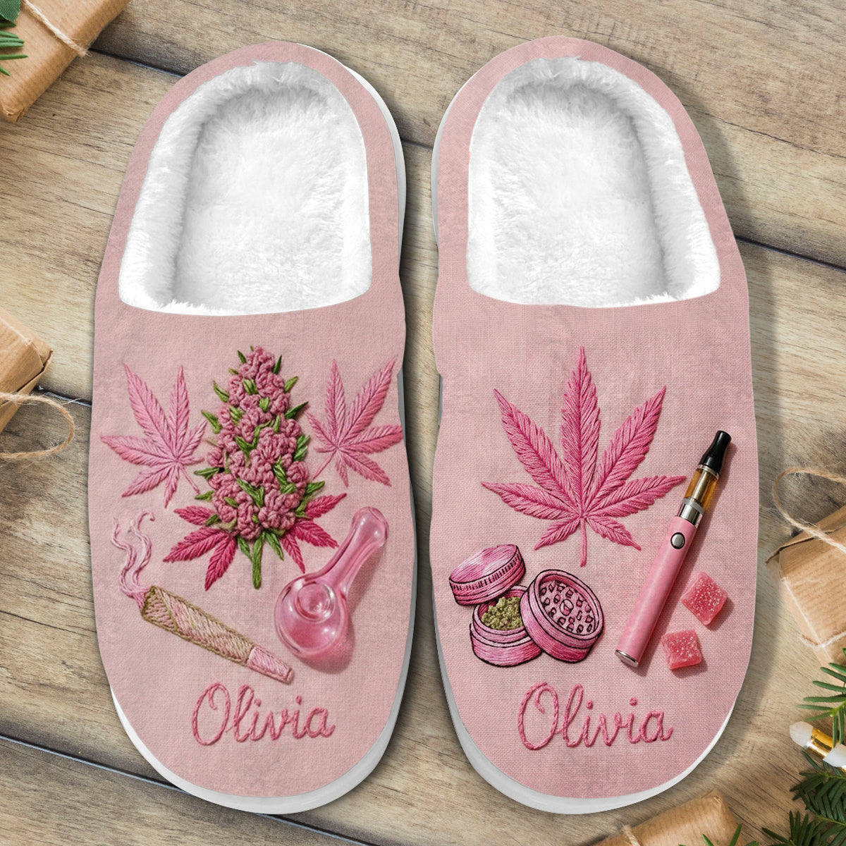 Kiffer & Raucher – Personalisierte Weed-Slipper