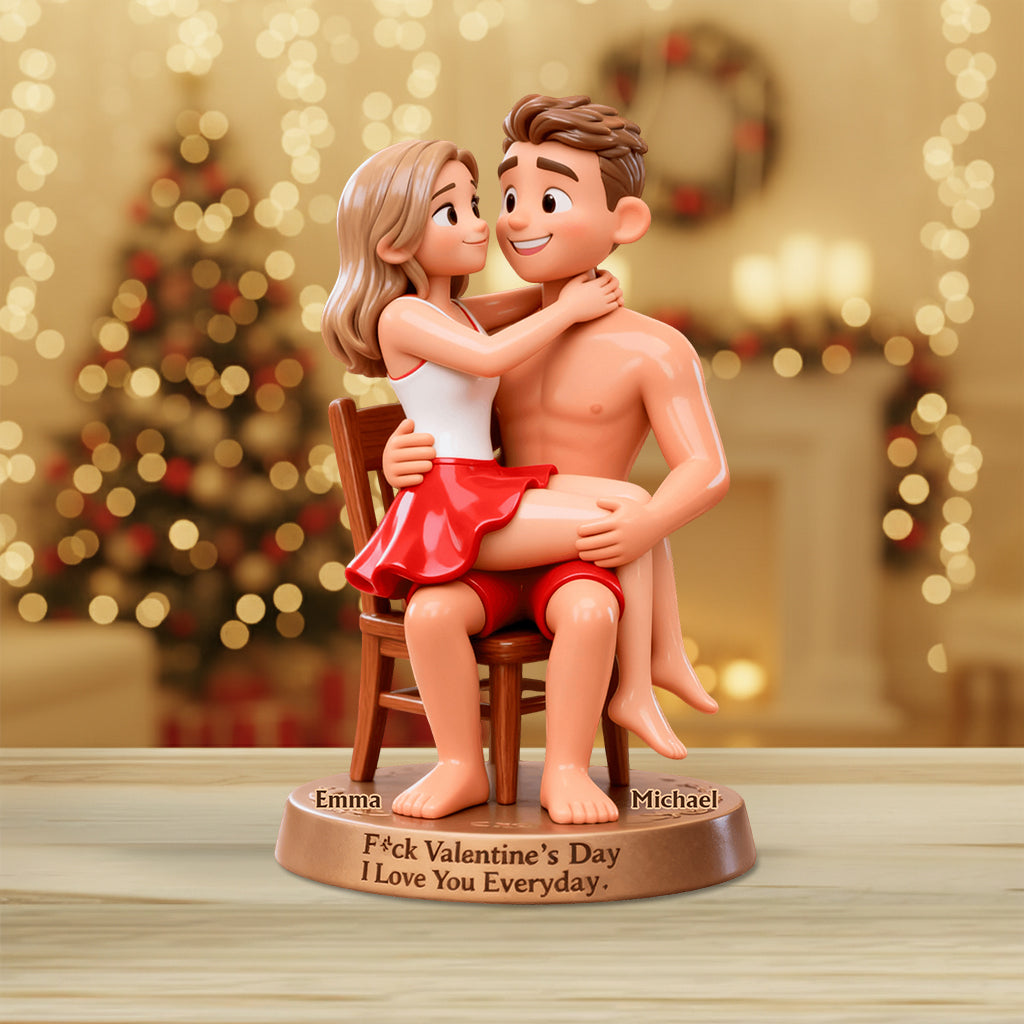 Lustiges Geschenk für Paare mit Foto – personalisierte Acrylplakette in individueller Form