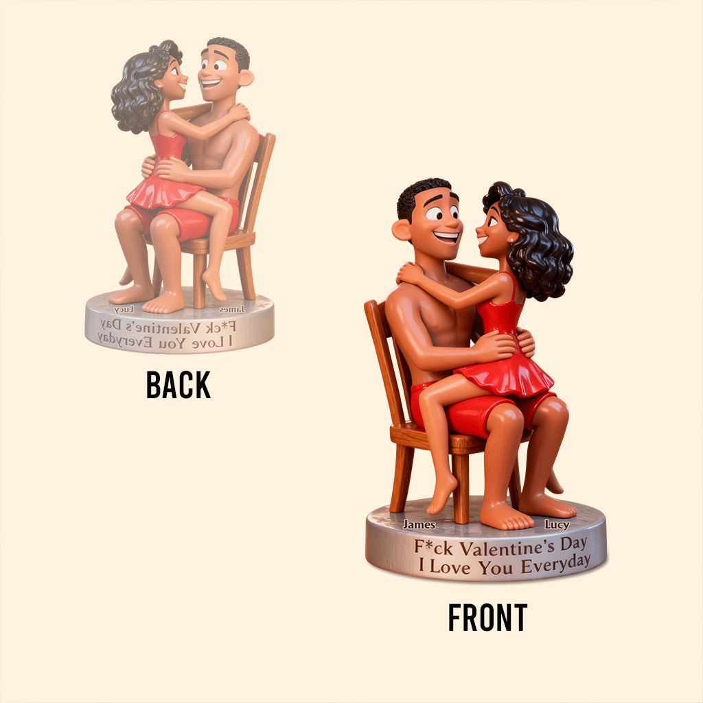 Lustiges Geschenk für Paare mit Foto – personalisierte Acrylplakette in individueller Form