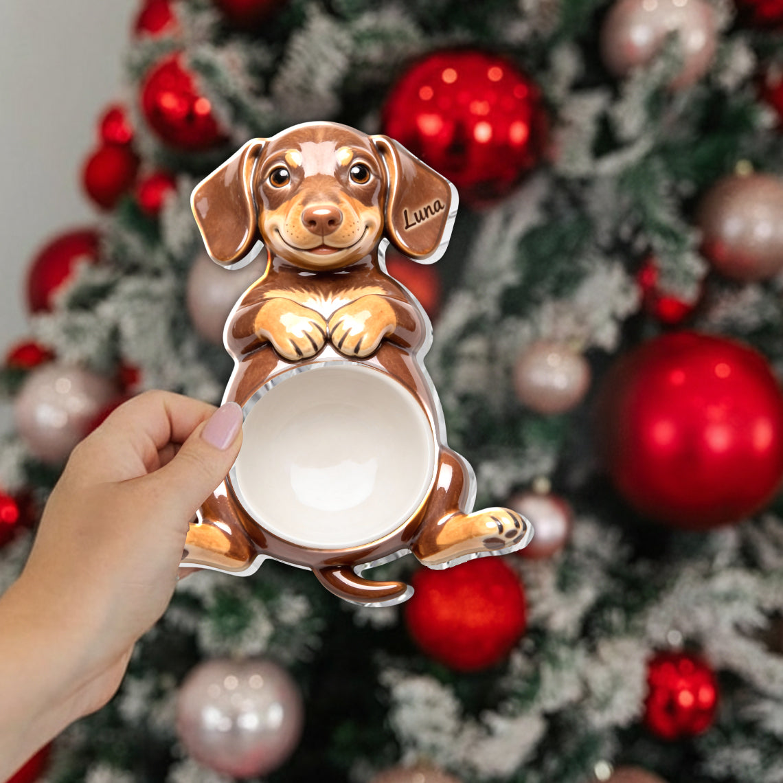 Individuell gestaltbare Hunde-Auffangschale mit Foto