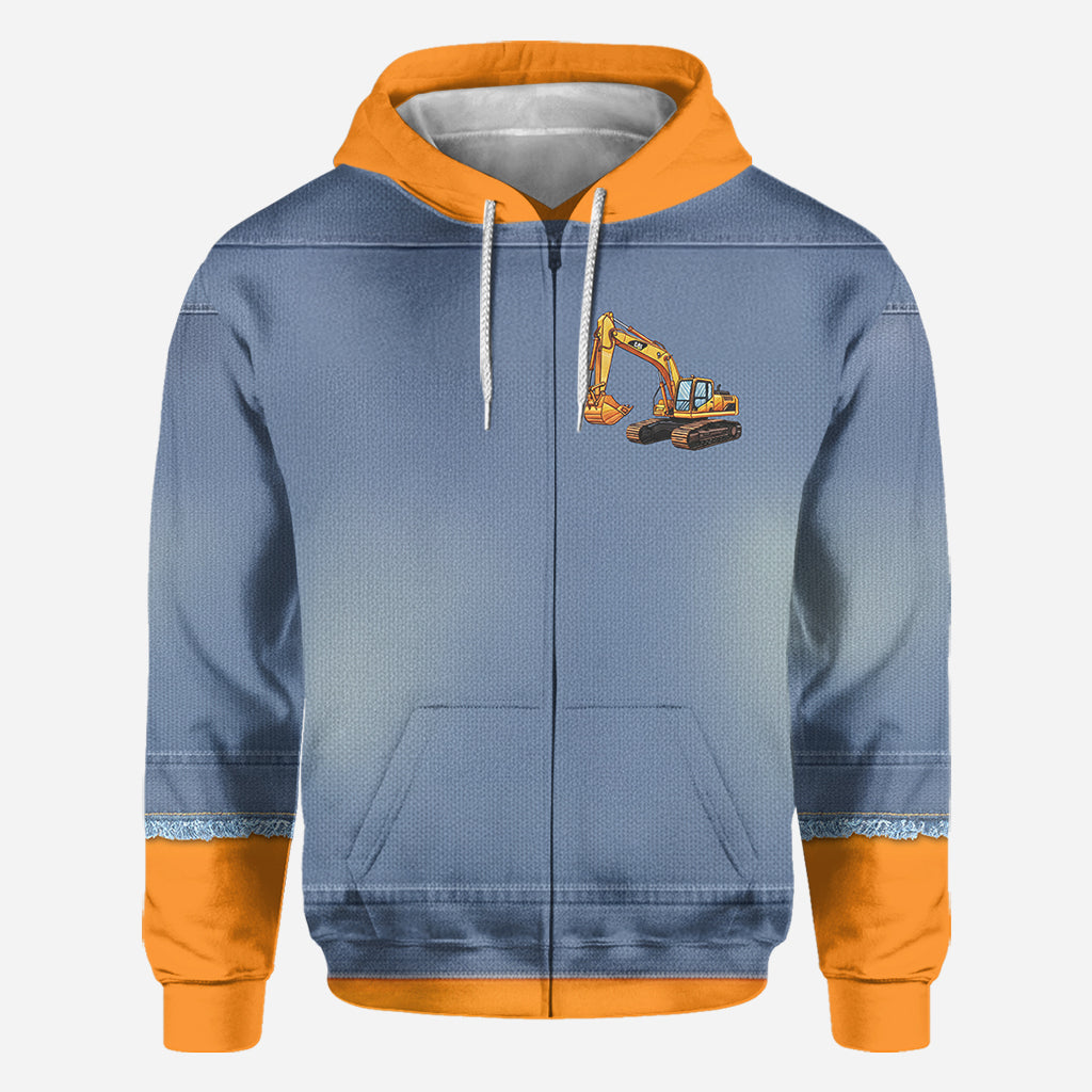 Construction Machines - Personalized Kid All Over Shirt