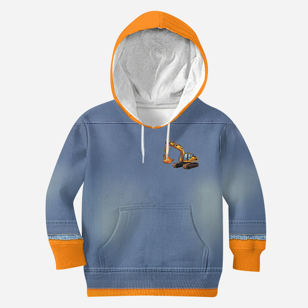 Construction Machines - Personalized Kid All Over Shirt