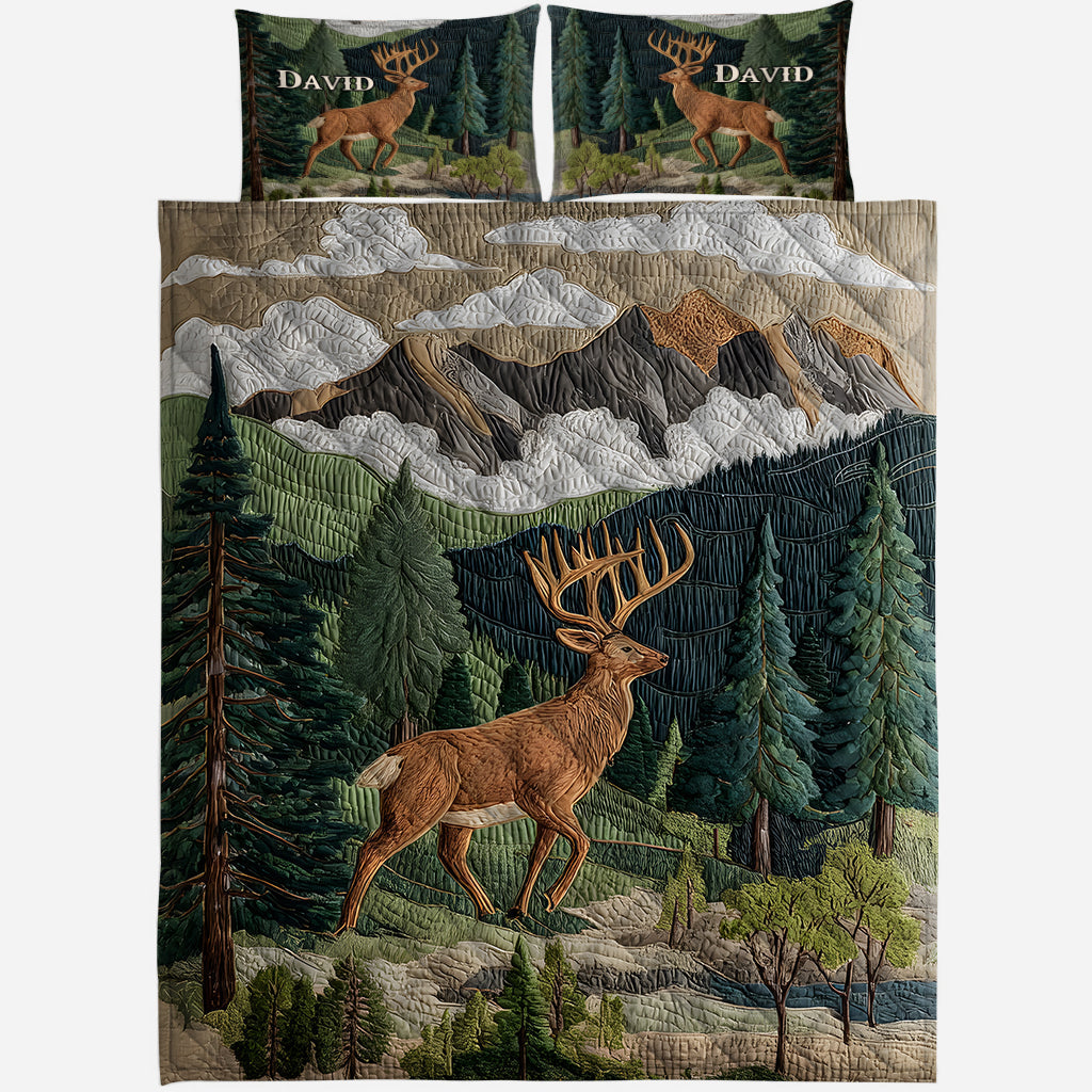 Liebe zur Jagd – Personalisiertes Jagd-Quilt-Set
