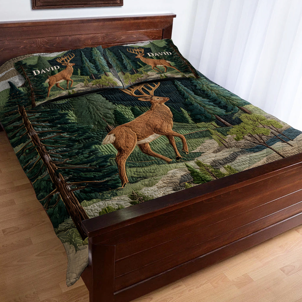 Liebe zur Jagd – Personalisiertes Jagd-Quilt-Set