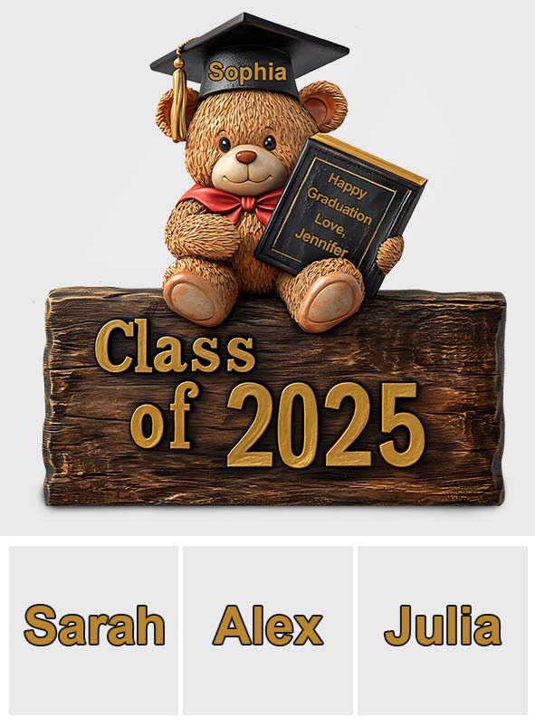 Happy Graduation - Personalized Graduation Custom Shaped Acrylic Plaque
