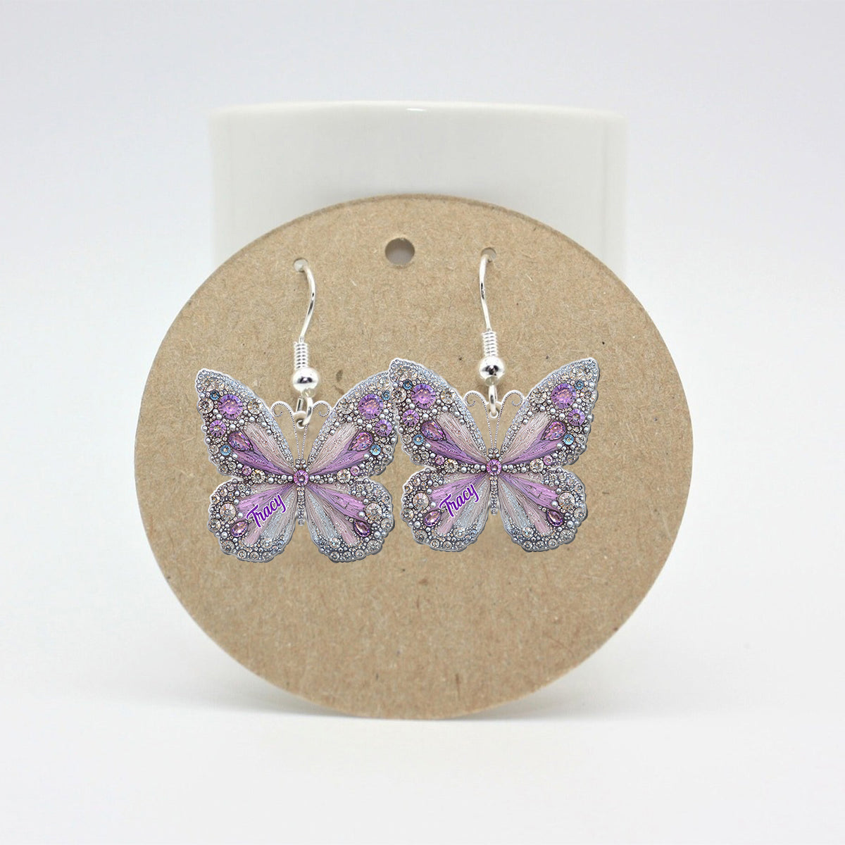 Wunderschöner Schmetterling – personalisierte Schmetterlingsohrringe