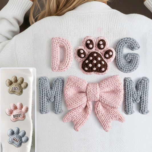 Hundemama - Personalisierter Hunde-Cardigan