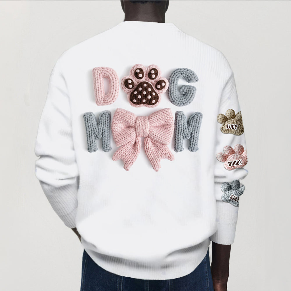 Hundemama - Personalisierter Hunde-Cardigan