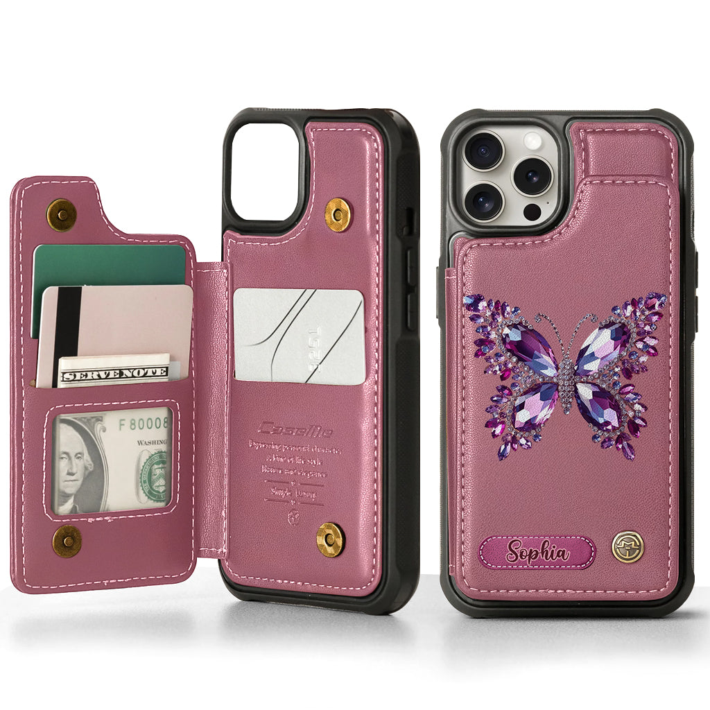 Wunderschöner Schmetterling – personalisierte Schmetterlings-Handyhülle