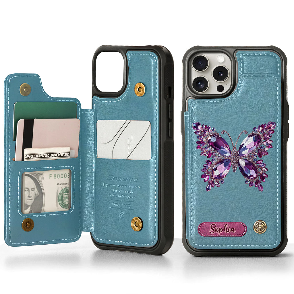Wunderschöner Schmetterling – personalisierte Schmetterlings-Handyhülle