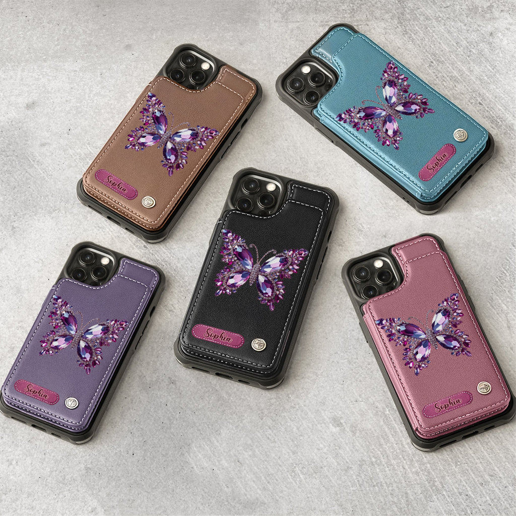 Wunderschöner Schmetterling – personalisierte Schmetterlings-Handyhülle