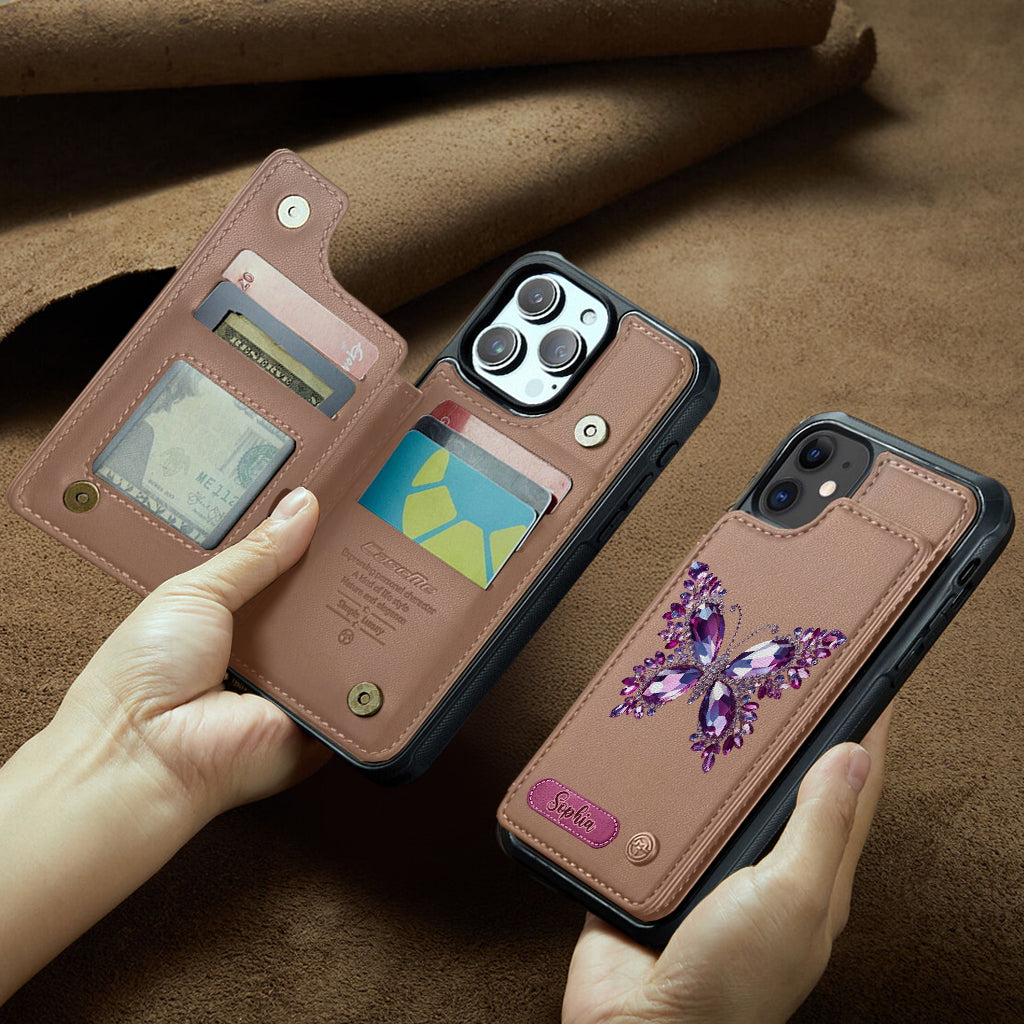 Wunderschöner Schmetterling – personalisierte Schmetterlings-Handyhülle