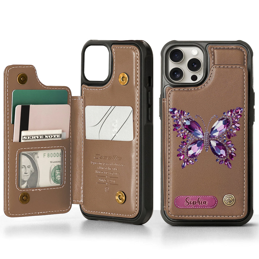 Wunderschöner Schmetterling – personalisierte Schmetterlings-Handyhülle