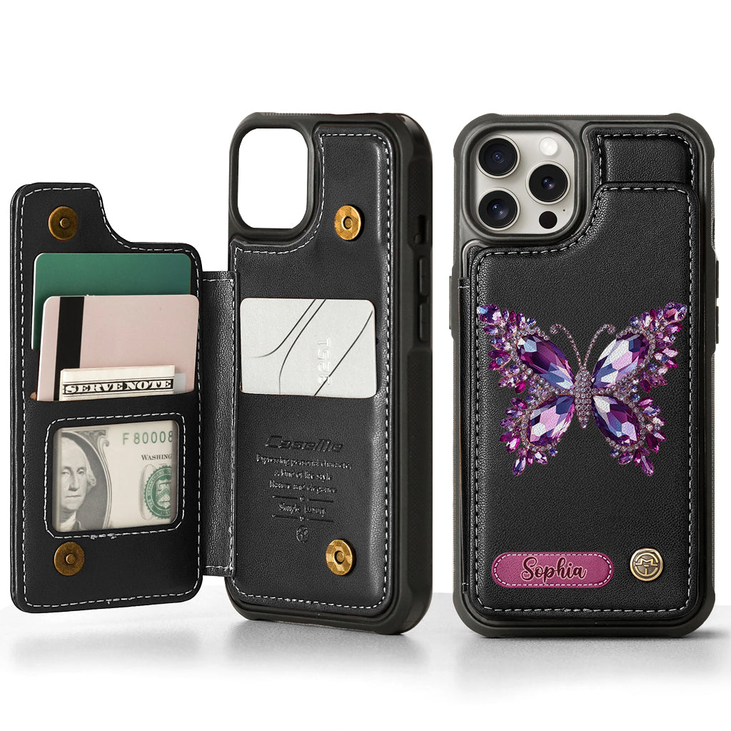 Wunderschöner Schmetterling – personalisierte Schmetterlings-Handyhülle