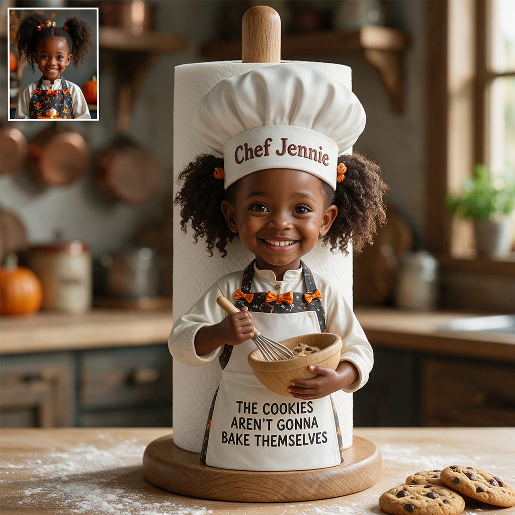 Little Chef - Personalized Kid Paper Towel Stand