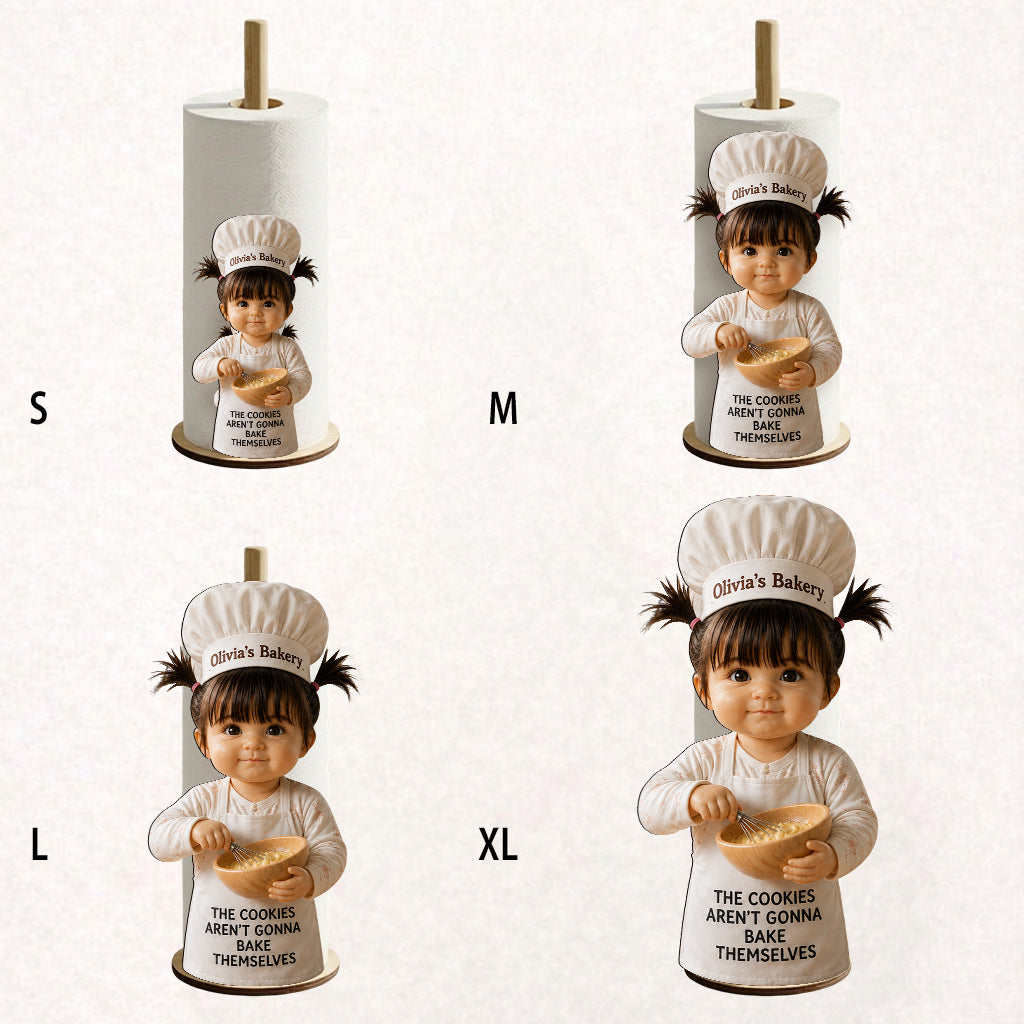 Little Chef - Personalized Kid Paper Towel Stand