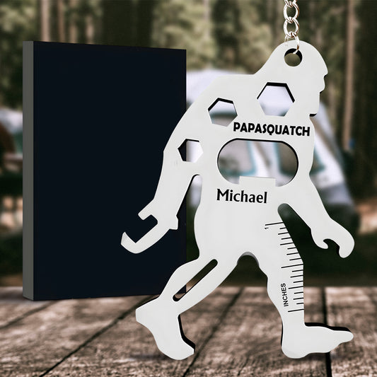 Dadsquatch - Personalized Father Metal Multitools Sheet