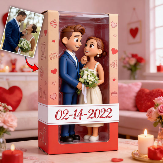 Ich liebe dich – Personalisierte Acrylplakette in individueller Form für Paare