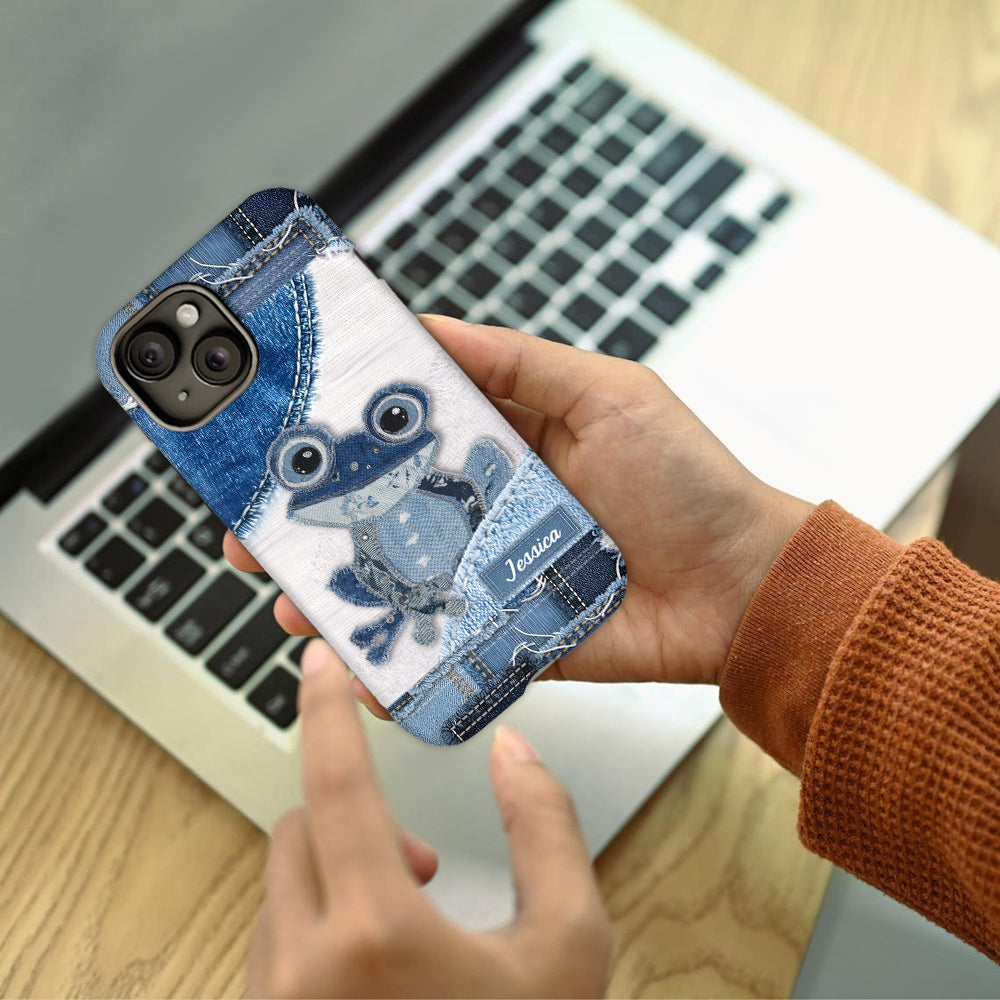 Love Frog – Personalisierte Handyhülle mit Froschmotiv