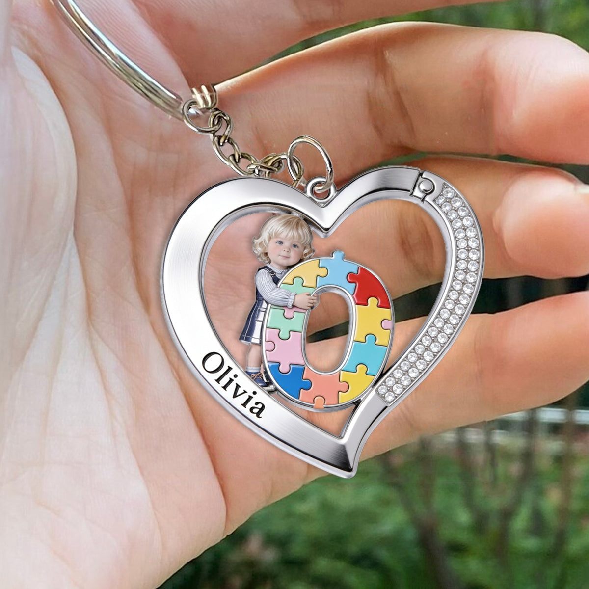 Brief zum Thema Autismus – Personalisierter Schlüsselanhänger zur Sensibilisierung für Autismus