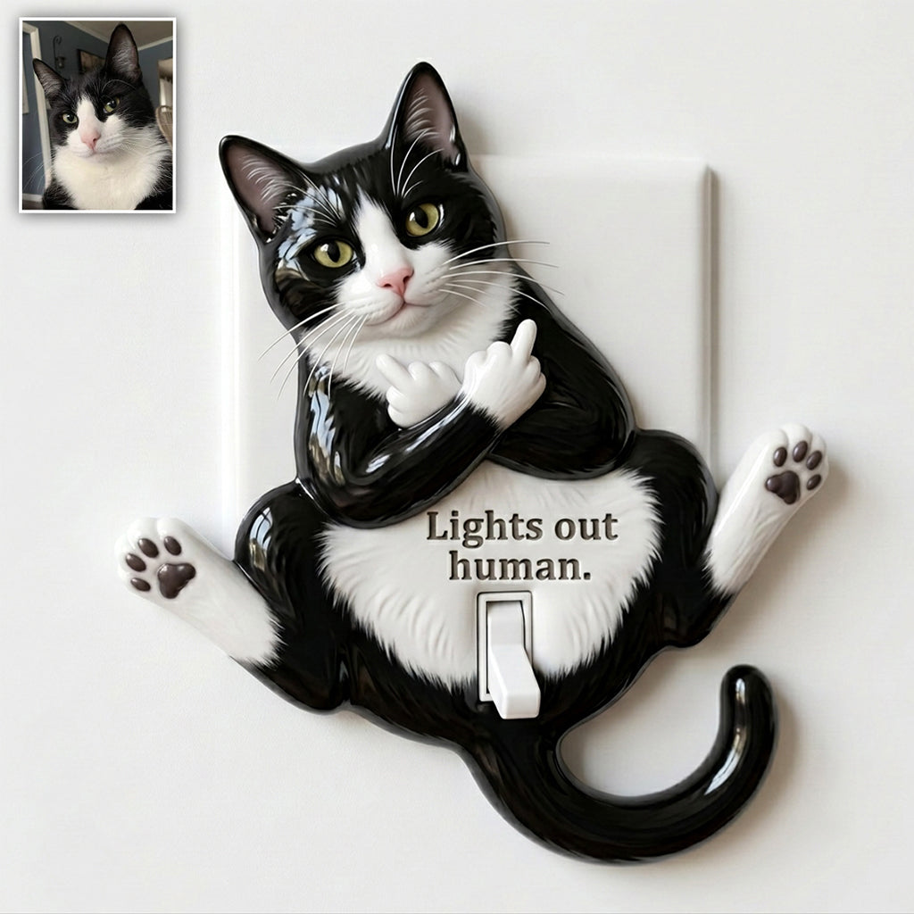 Funny Animal - Personalized Cat Light Switch/ Outlet Cover