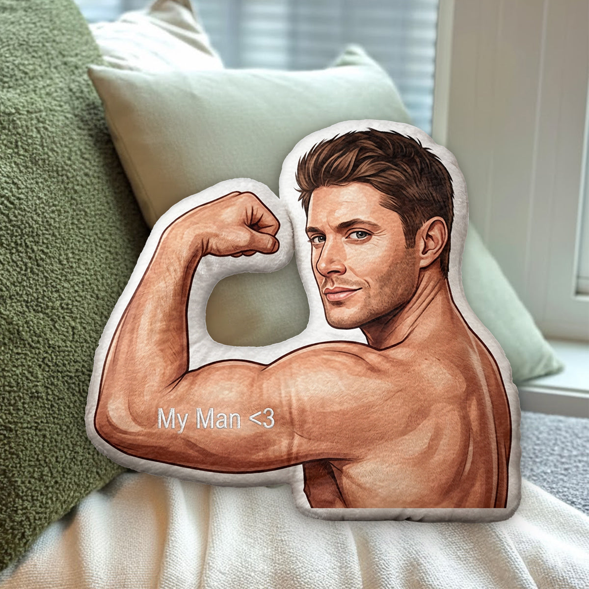 Lustiges Geschenk für Paare - Personalisierte Würzige Premium Kunstfellkissen
