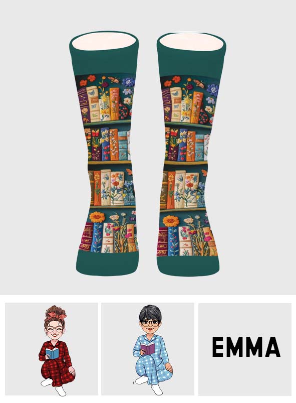 Pssst, ich lese – personalisierte Buchsocken