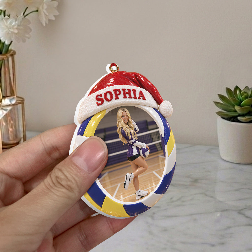 Love Volleyball - Personalized Volleyball Premium 3D Ornament