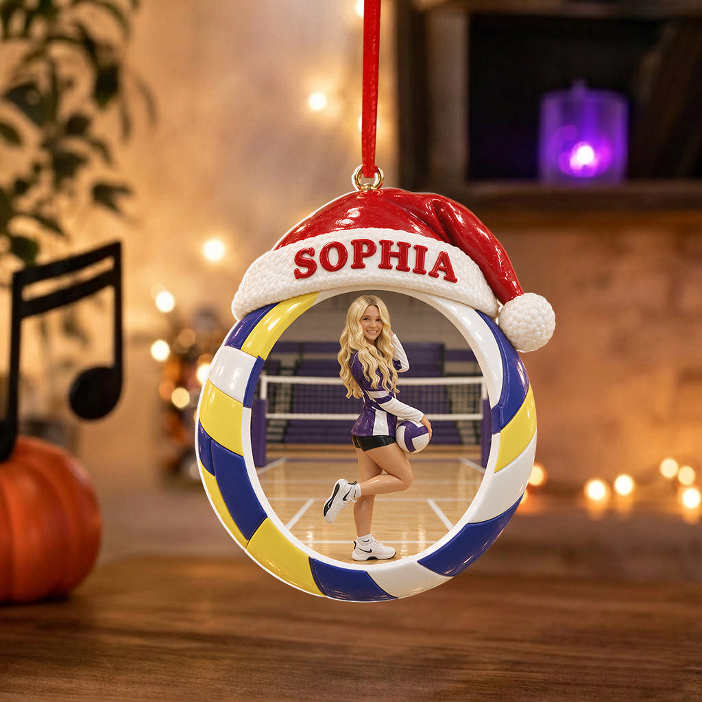 Love Volleyball - Personalized Volleyball Premium 3D Ornament