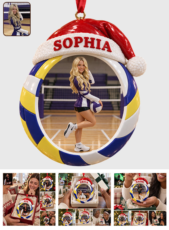 Love Volleyball - Personalized Volleyball Premium 3D Ornament