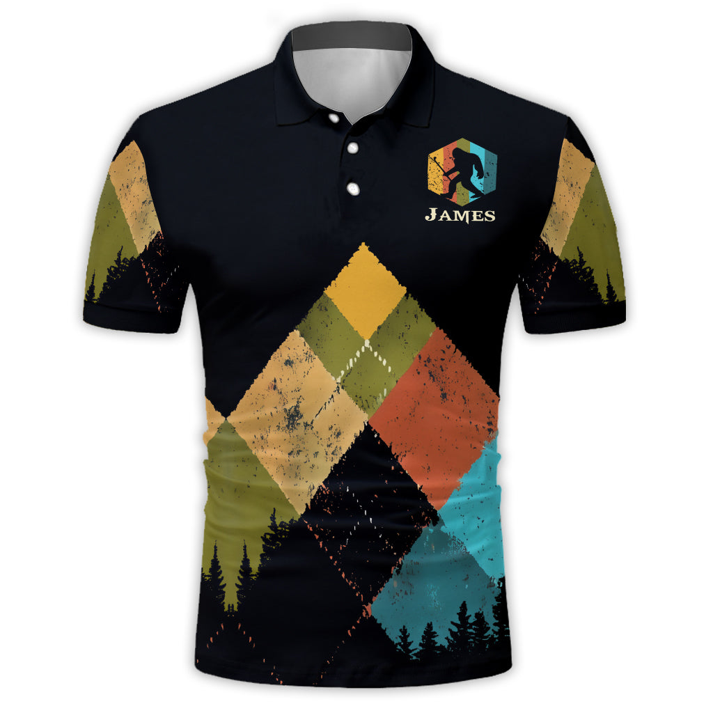 Auf der Suche nach Golfbällen - Personalisiertes Golf-Poloshirt