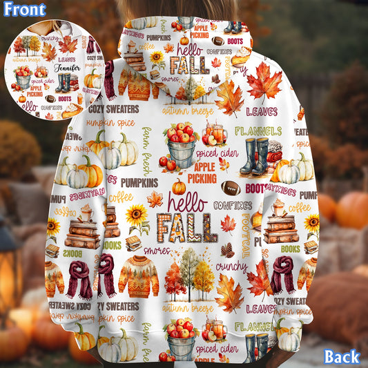 Hallo Herbst – Personalisiertes Herbst-Shirt