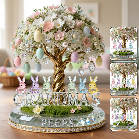 Grandma's Peeps - Personalized Grandma Custom Shaped Acrylic Plaque