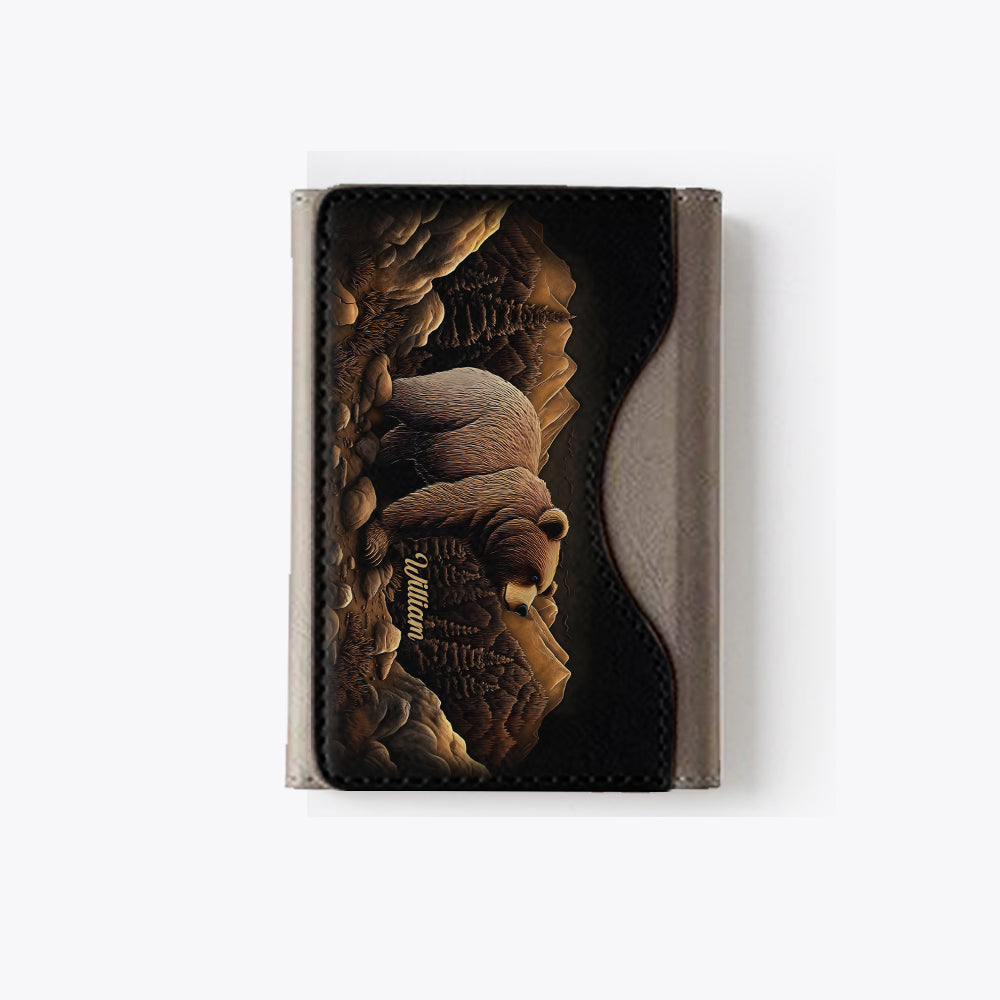 Camping-Liebe – Personalisierte Camping-Magsafe-Geldbörse