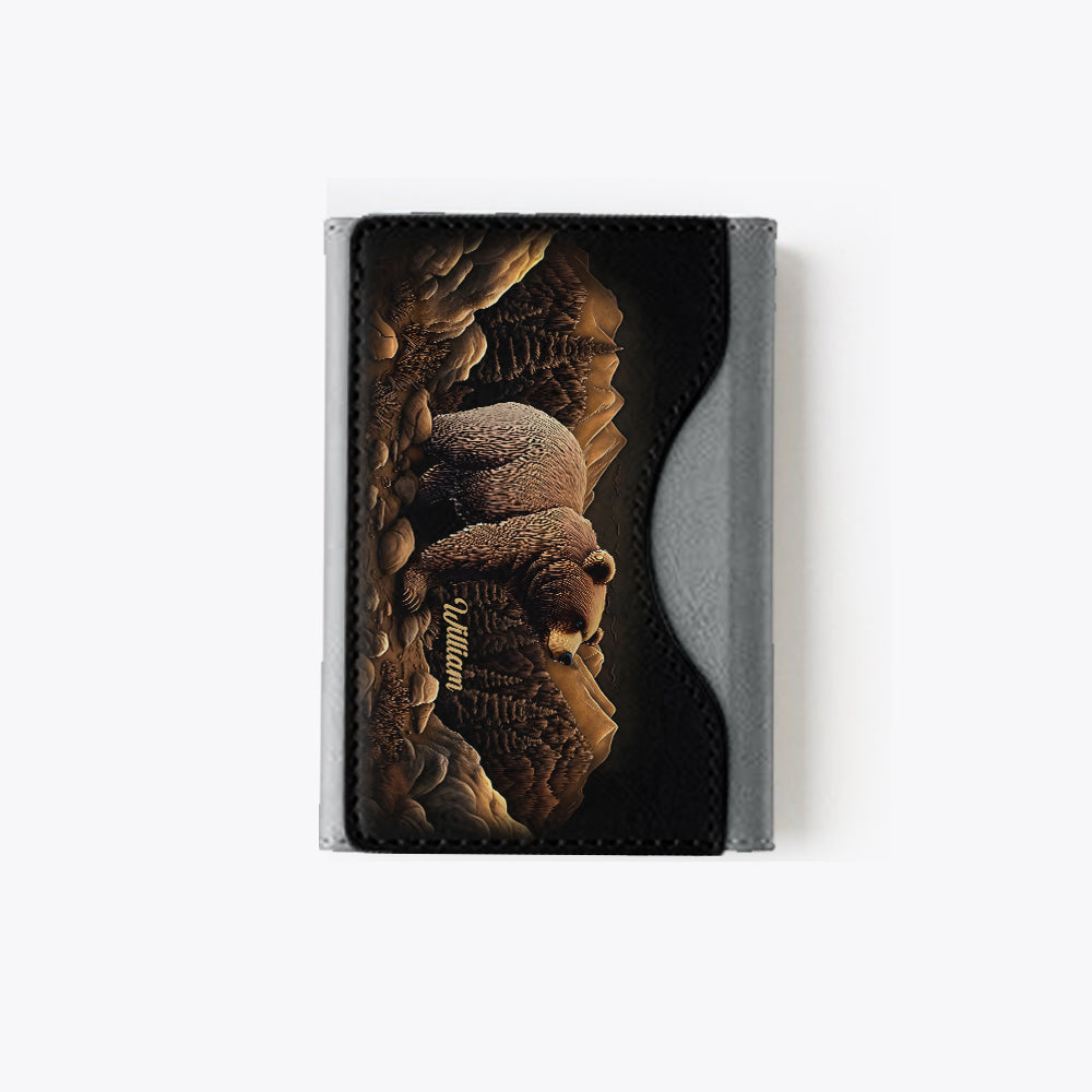 Camping-Liebe – Personalisierte Camping-Magsafe-Geldbörse