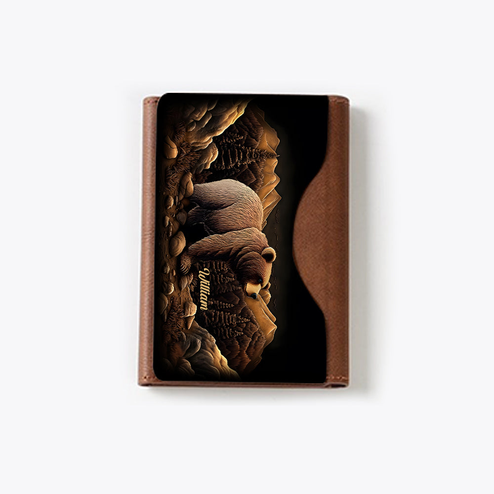 Camping-Liebe – Personalisierte Camping-Magsafe-Geldbörse