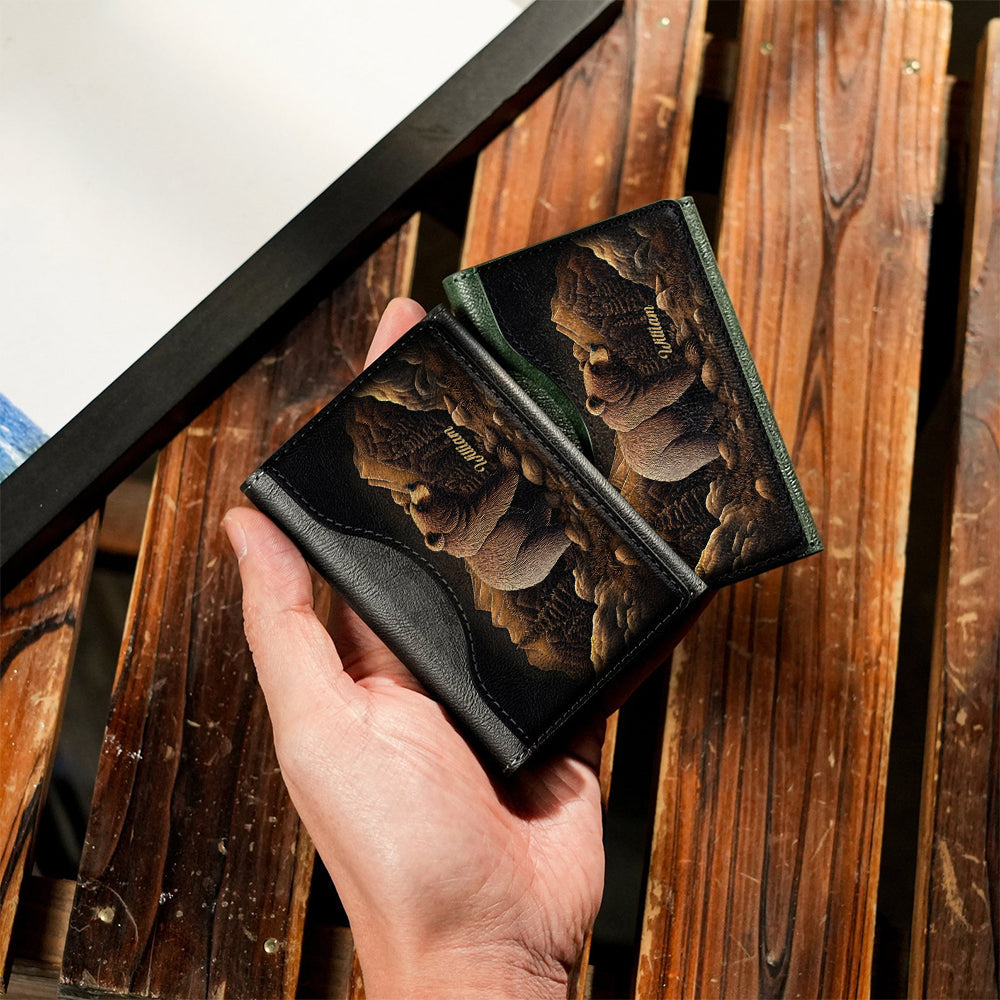 Camping-Liebe – Personalisierte Camping-Magsafe-Geldbörse