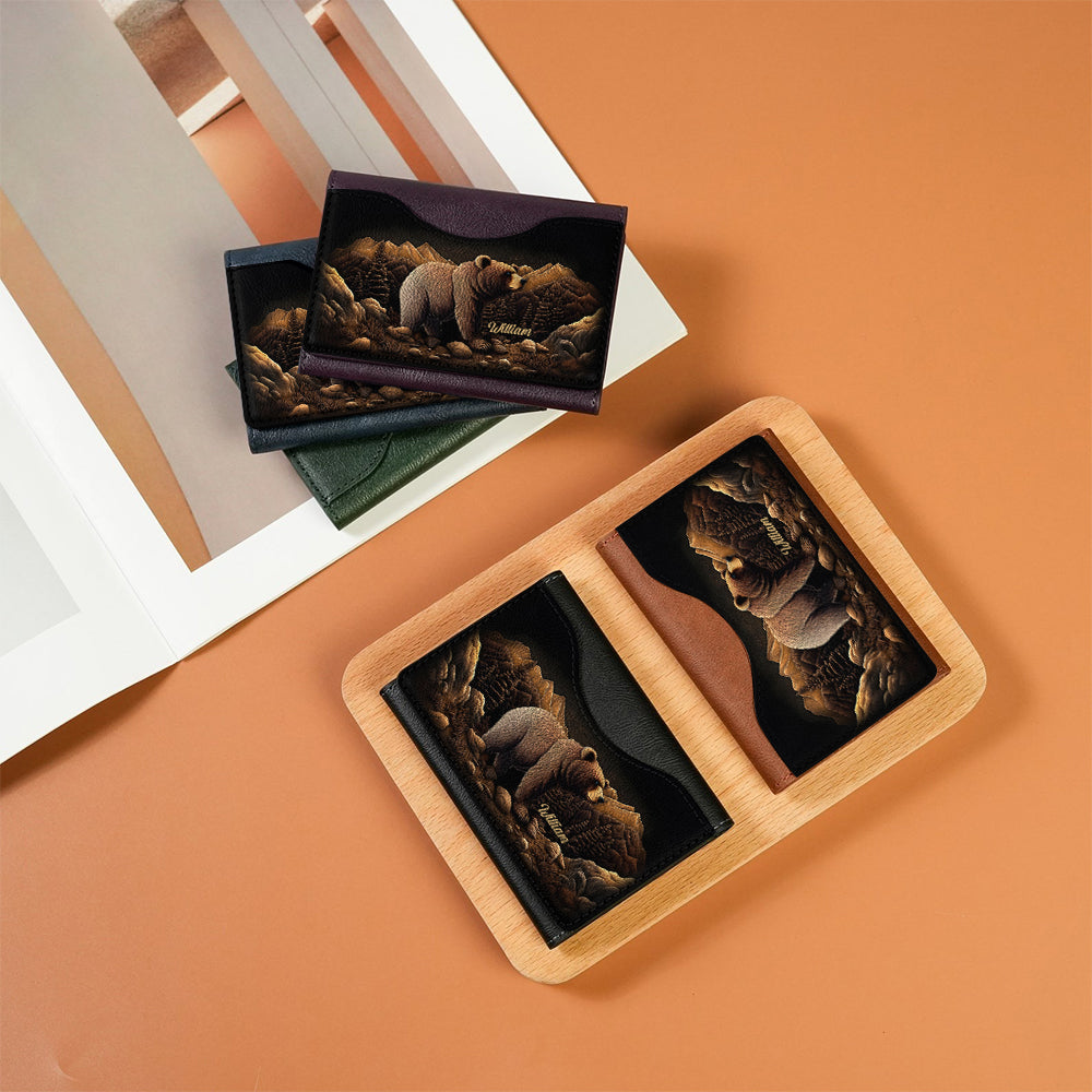 Camping-Liebe – Personalisierte Camping-Magsafe-Geldbörse