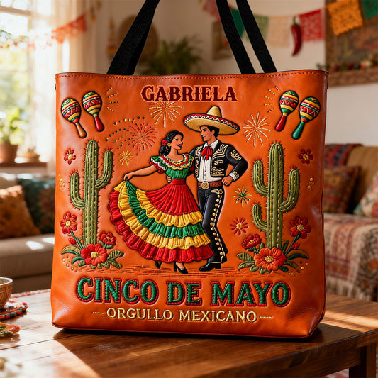 Feiere Cinco De Mayo - Personalisierte Cinco de Mayo Tragetasche