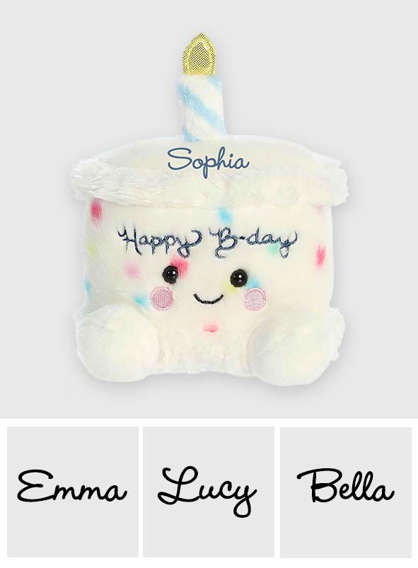Happy Birthday - Personalized Birthday Premium Faux Fur Pillow
