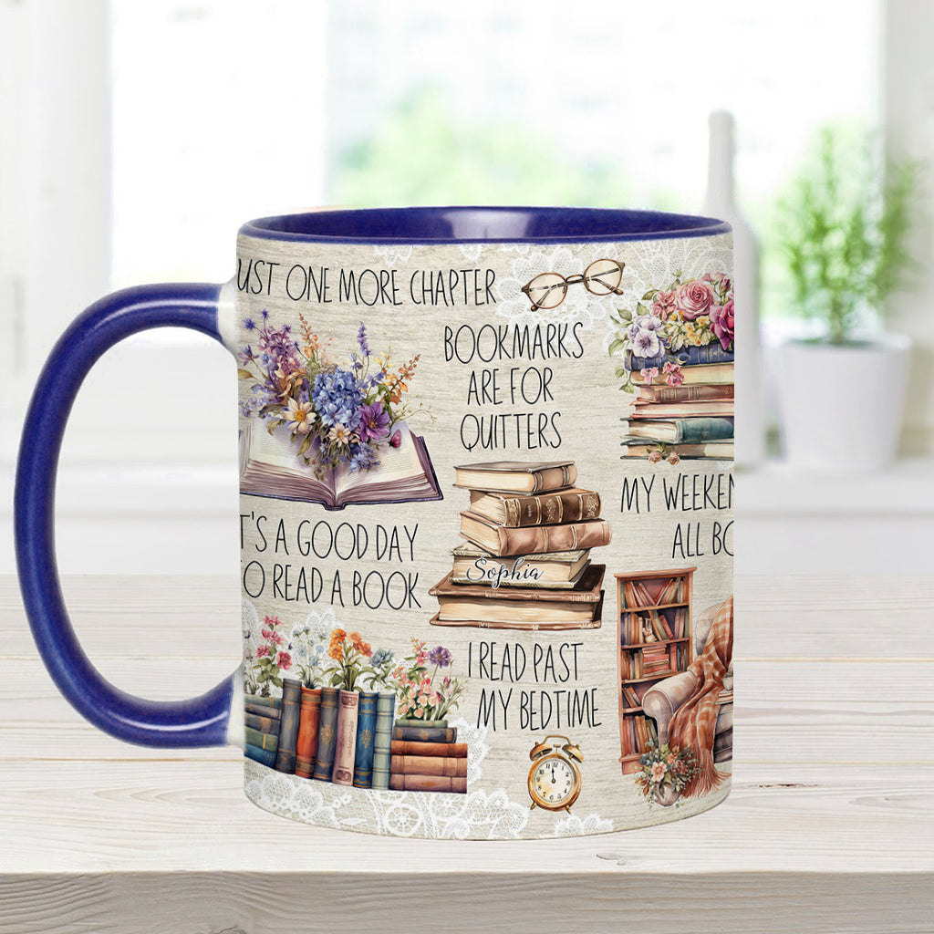 Just One More Chapter - Personalized Book Accent Mug