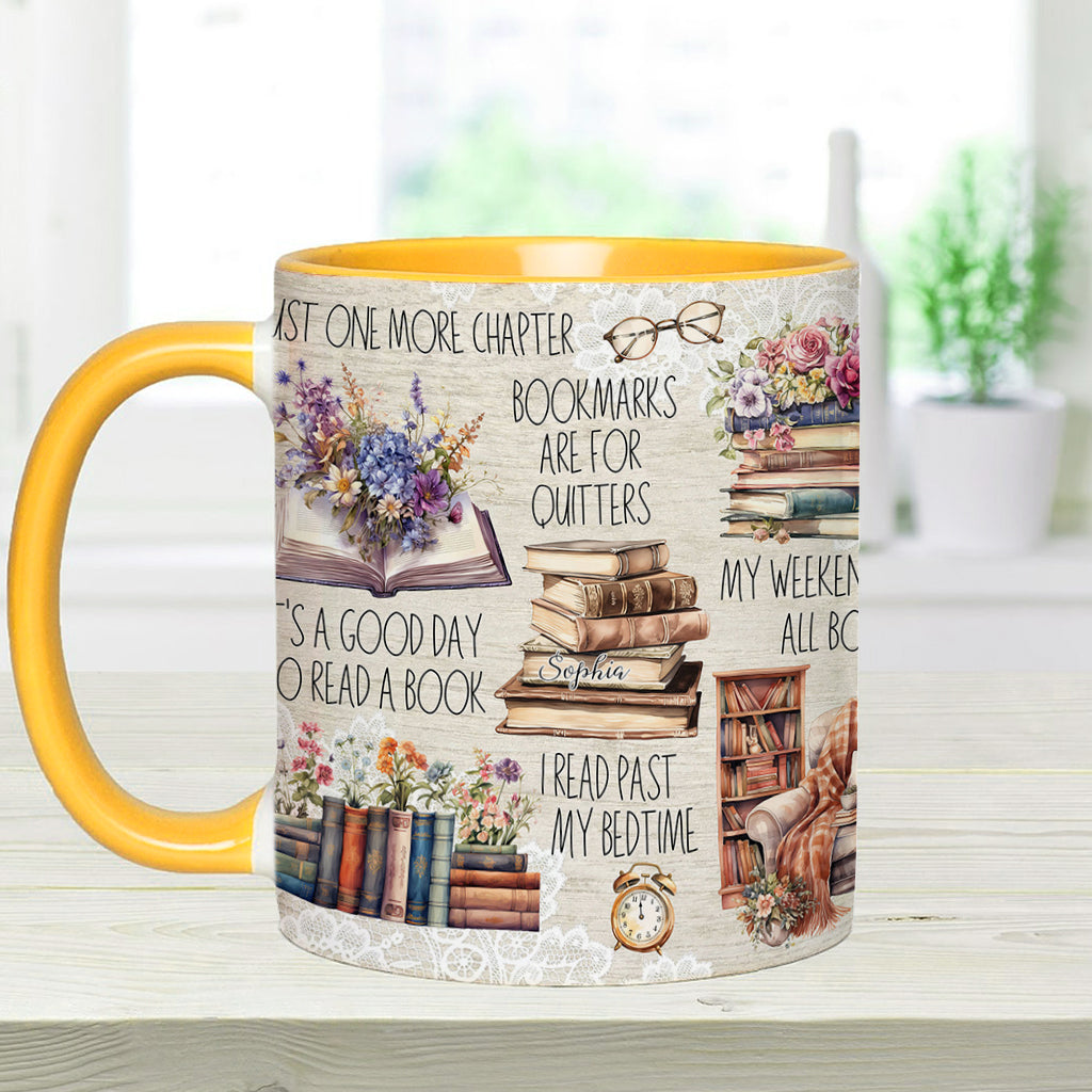 Just One More Chapter - Personalized Book Accent Mug
