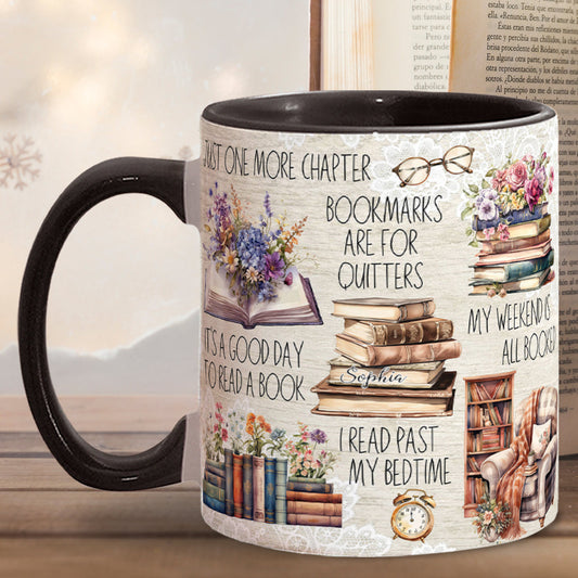 Nur noch ein Kapitel – personalisierte Buch-Tasse