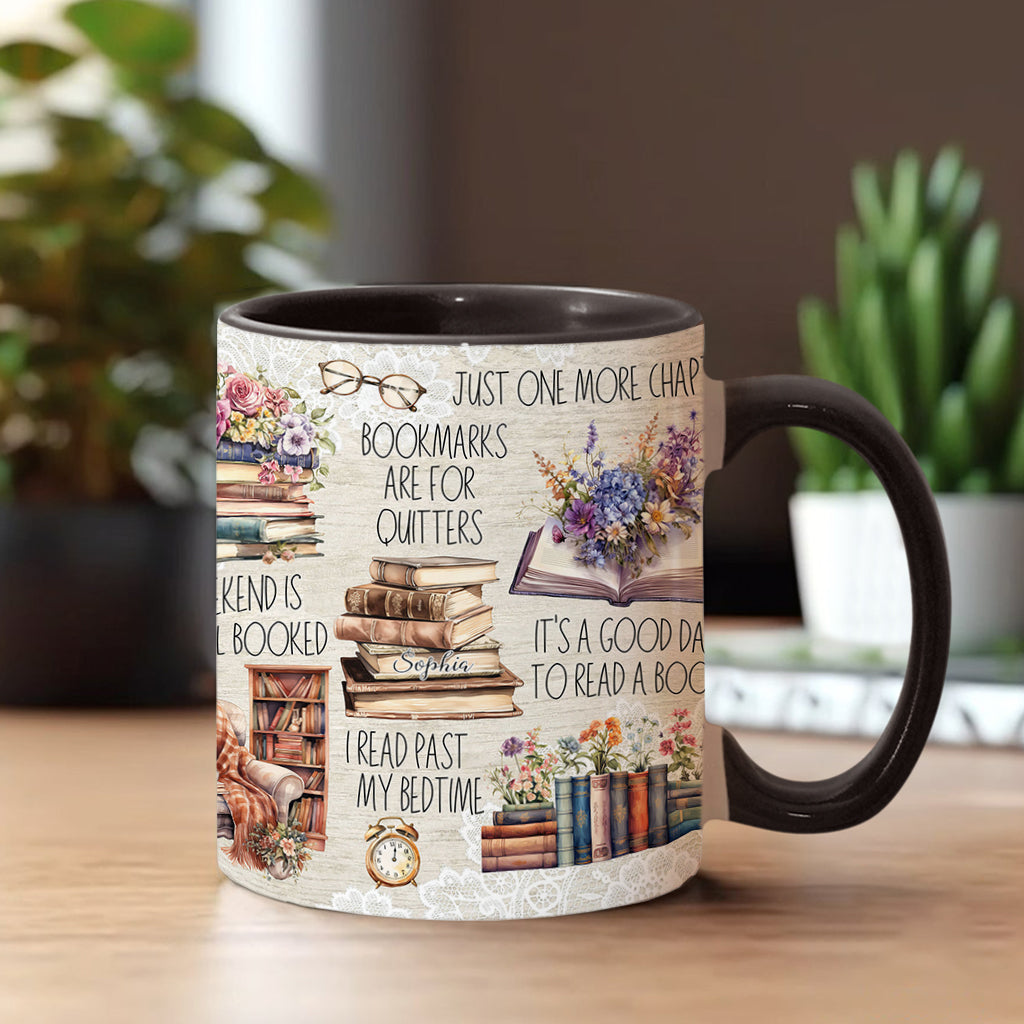 Just One More Chapter - Personalized Book Accent Mug