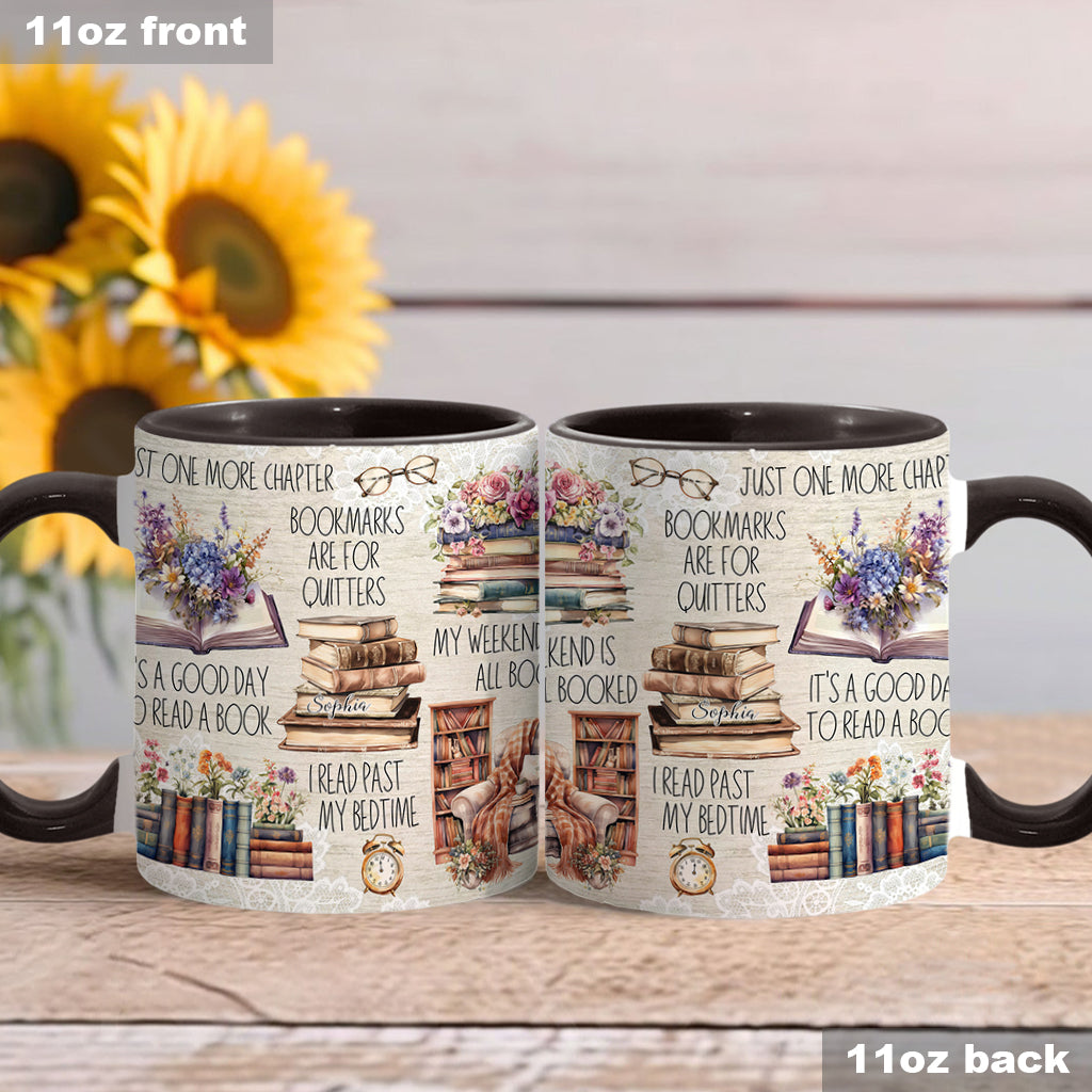 Just One More Chapter - Personalized Book Accent Mug