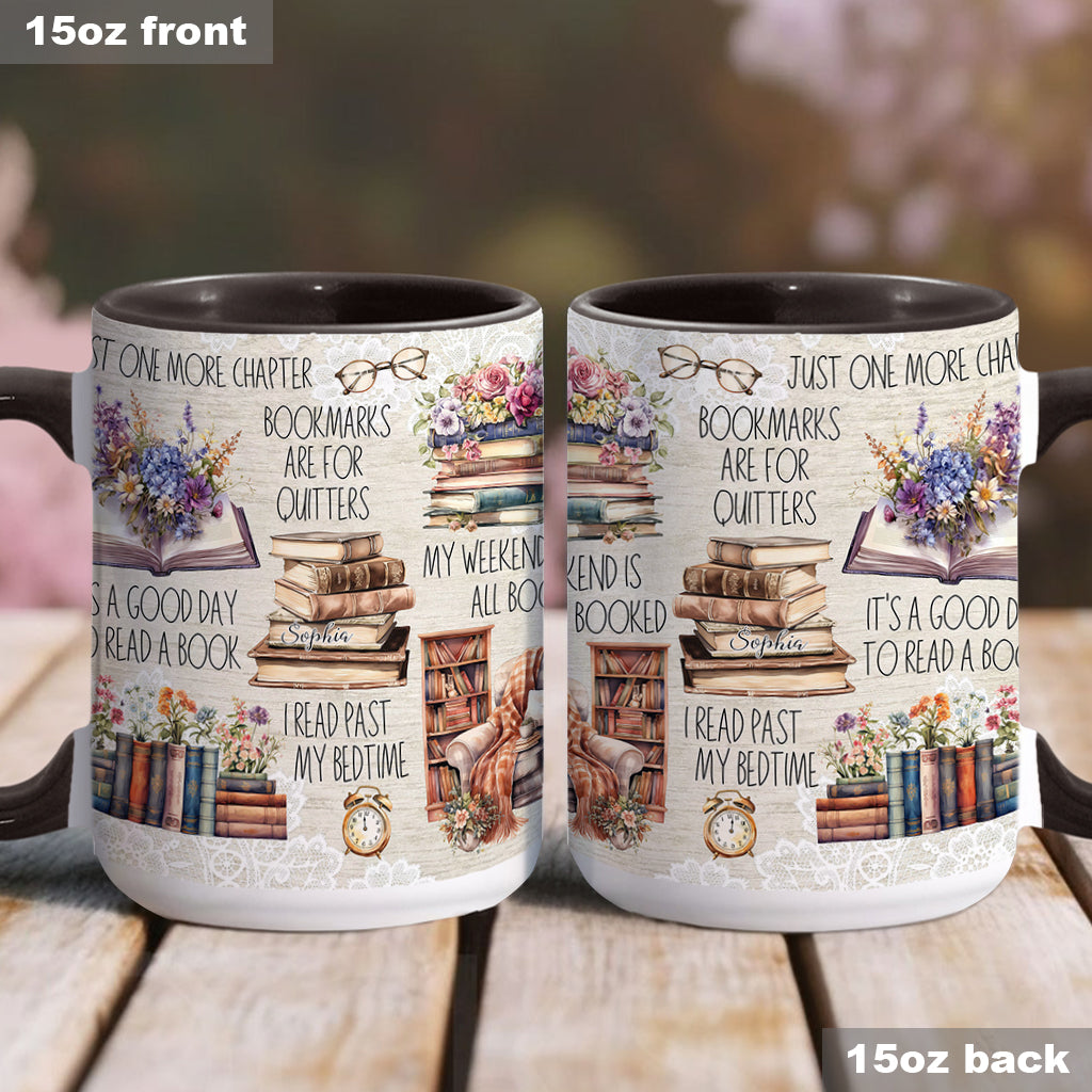 Just One More Chapter - Personalized Book Accent Mug
