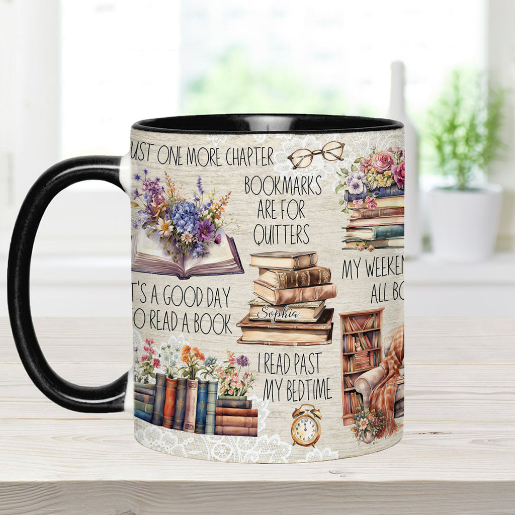 Just One More Chapter - Personalized Book Accent Mug