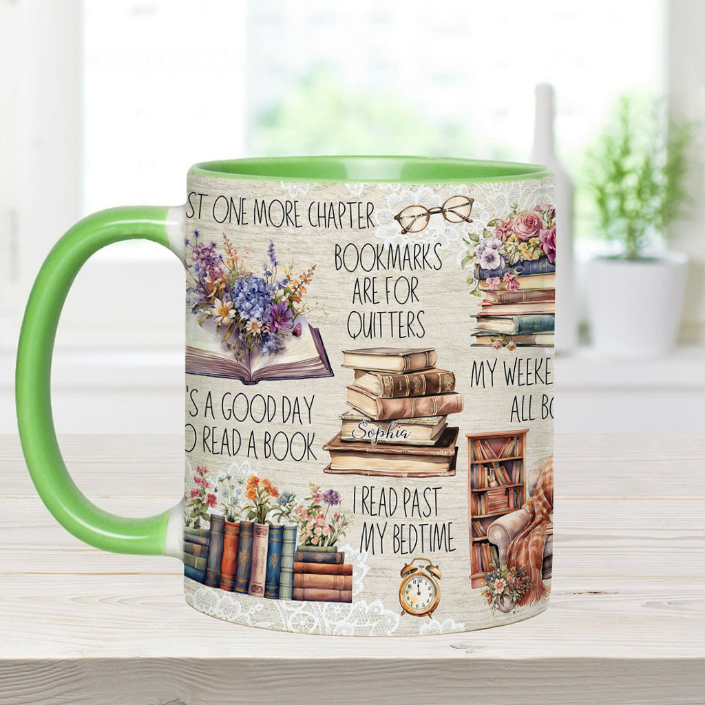 Just One More Chapter - Personalized Book Accent Mug